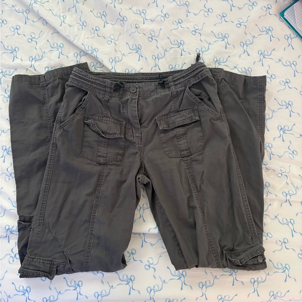 brandy melville grey cargo pants